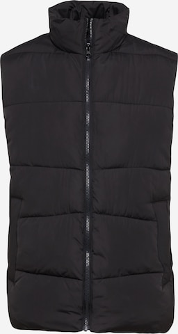 JACK & JONES Vest in Black: front
