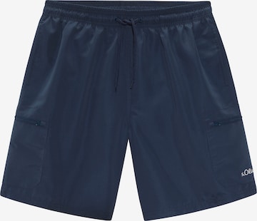 s.Oliver Badeshorts in Blau: Vorderseite