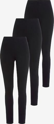 H.I.S Skinny Leggings in Black: front