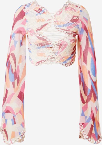 Free People Blouse 'EYES ON YOU' in Mixed colours: front