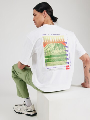 Maglietta 'AXYS' di THE NORTH FACE in bianco: frontale