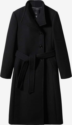 Manteau d’hiver 'Sirenita' MANGO en noir : devant