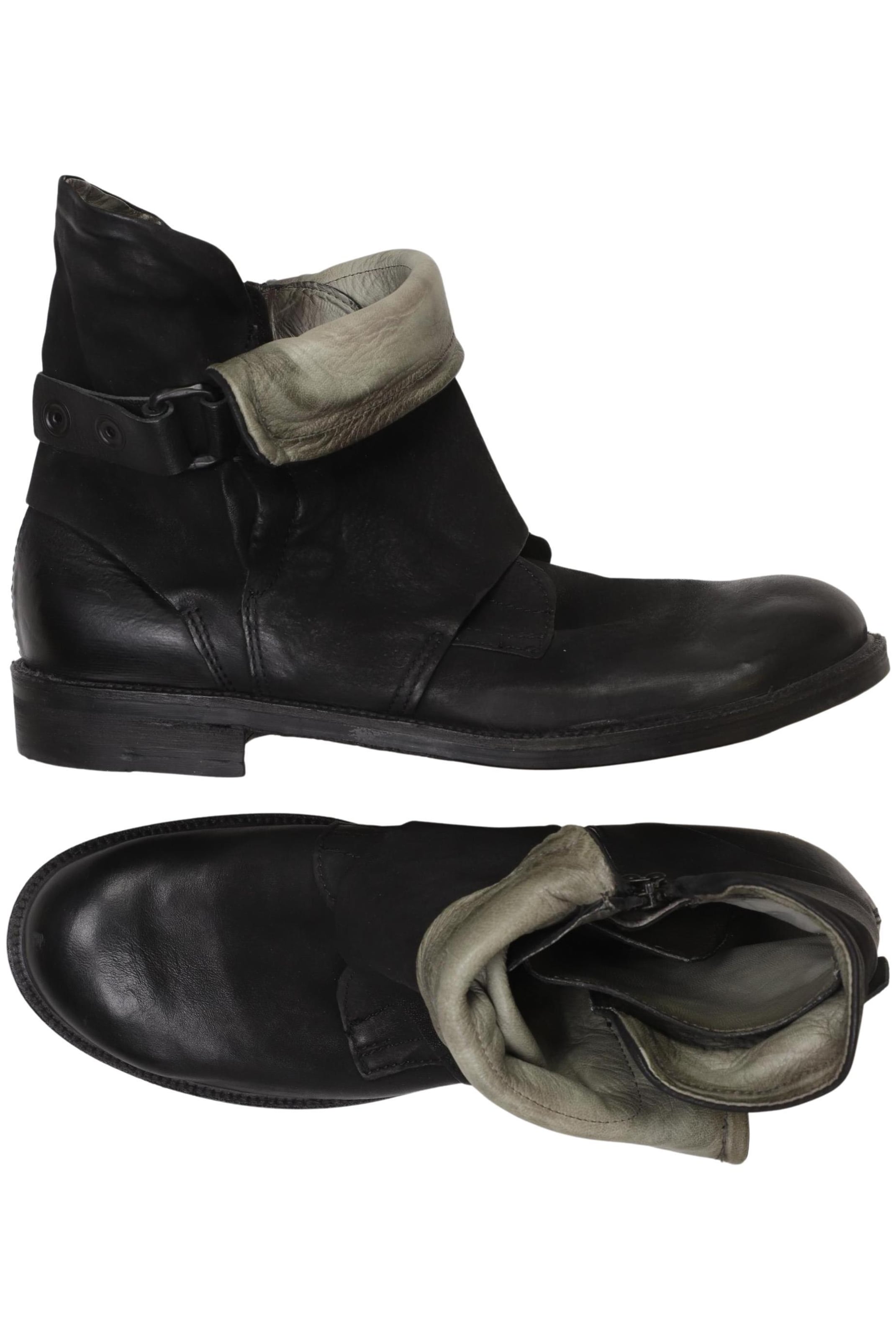 A.S.98 Anke & Mid-Calf Boots in 46 in Black: front