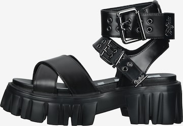 BUFFALO Sandalen met riem in Zwart