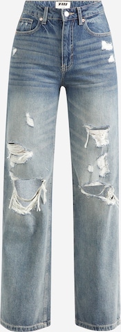 Tally Weijl Wide Leg Jeans in Blau: predná strana