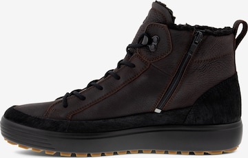ECCO Lace-Up Boots in Brown: front