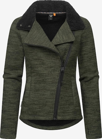 Giacca di pile 'Saskie' di Ragwear in verde: frontale