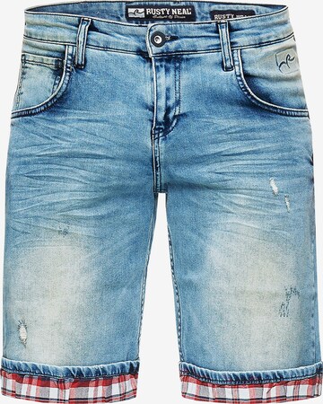 Rusty Neal Regular Jeans 'Croydon' in Blauw: voorkant
