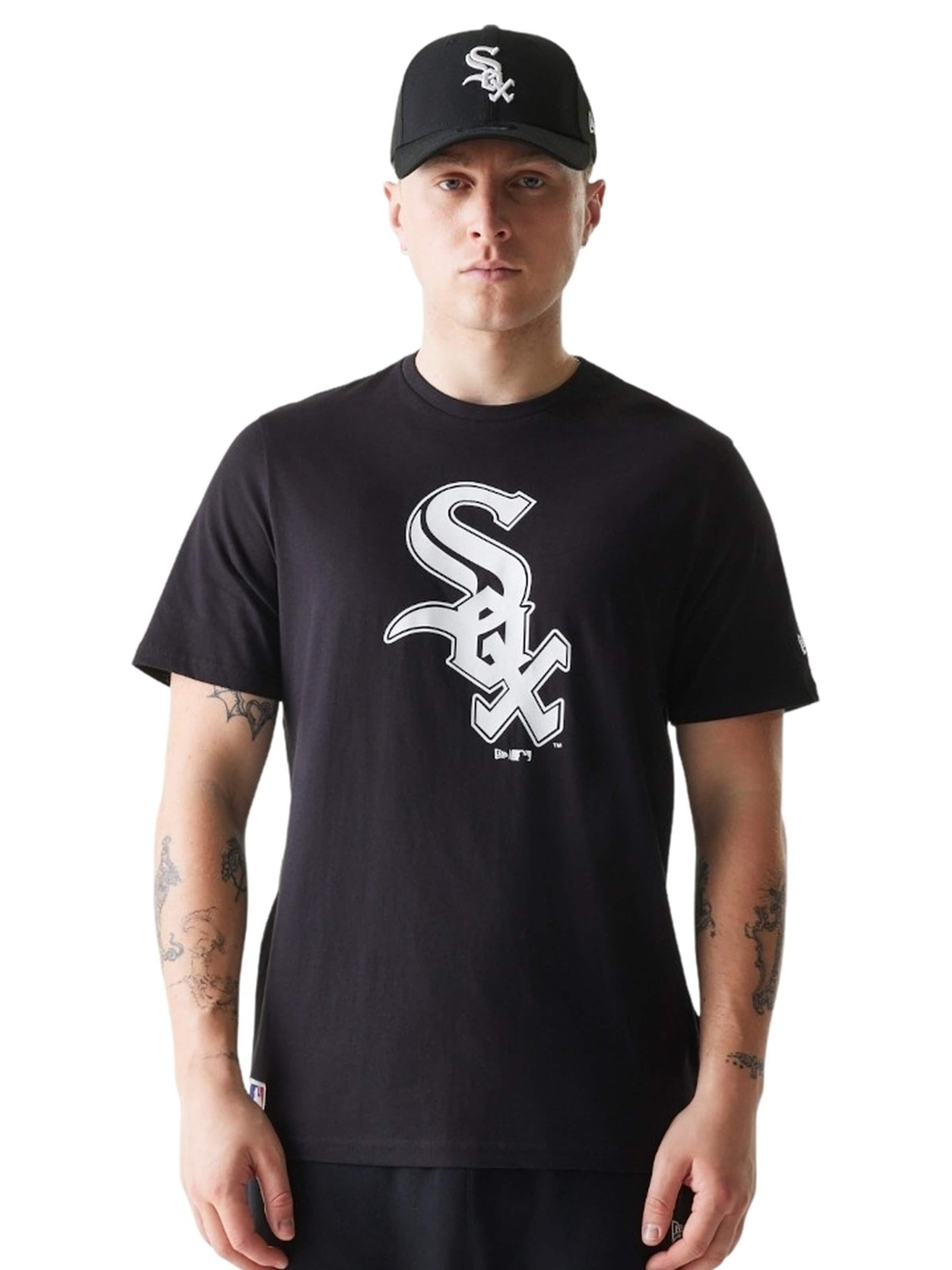 T-Shirt 'Camiseta new era negra white sox nos mlb regular tee chiwhi' NEW ERA en noir : devant