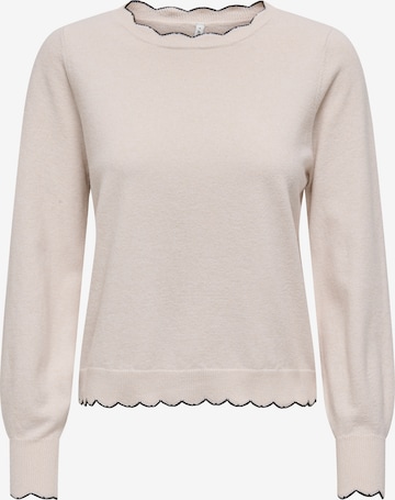 Pull-over 'ONLAma' ONLY en beige : devant