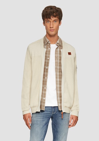 s.Oliver Strickjacke in Beige: Vorderseite