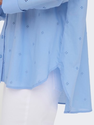 Chemisier 'NEW GRACE JULIA' ONLY en bleu