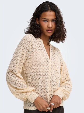 JDY Blouse 'JDYAVERY' in Beige