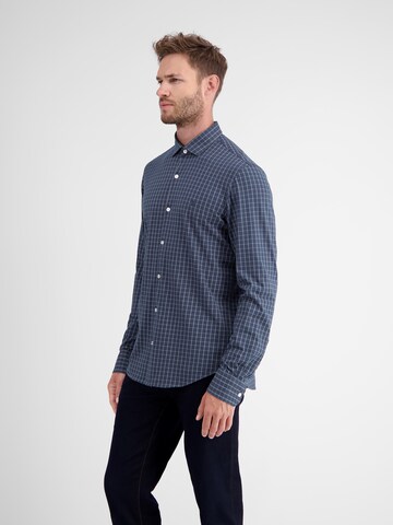 LERROS Slim fit Button Up Shirt in Blue