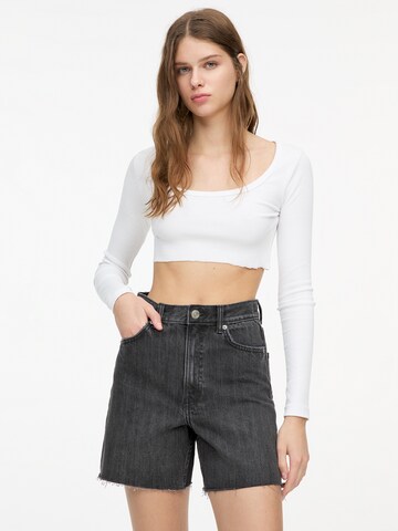 Pull&Bear Regular Jeans i svart: framsida