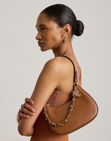 Lauren Ralph Lauren Torba na ramię w kolorze brązowy