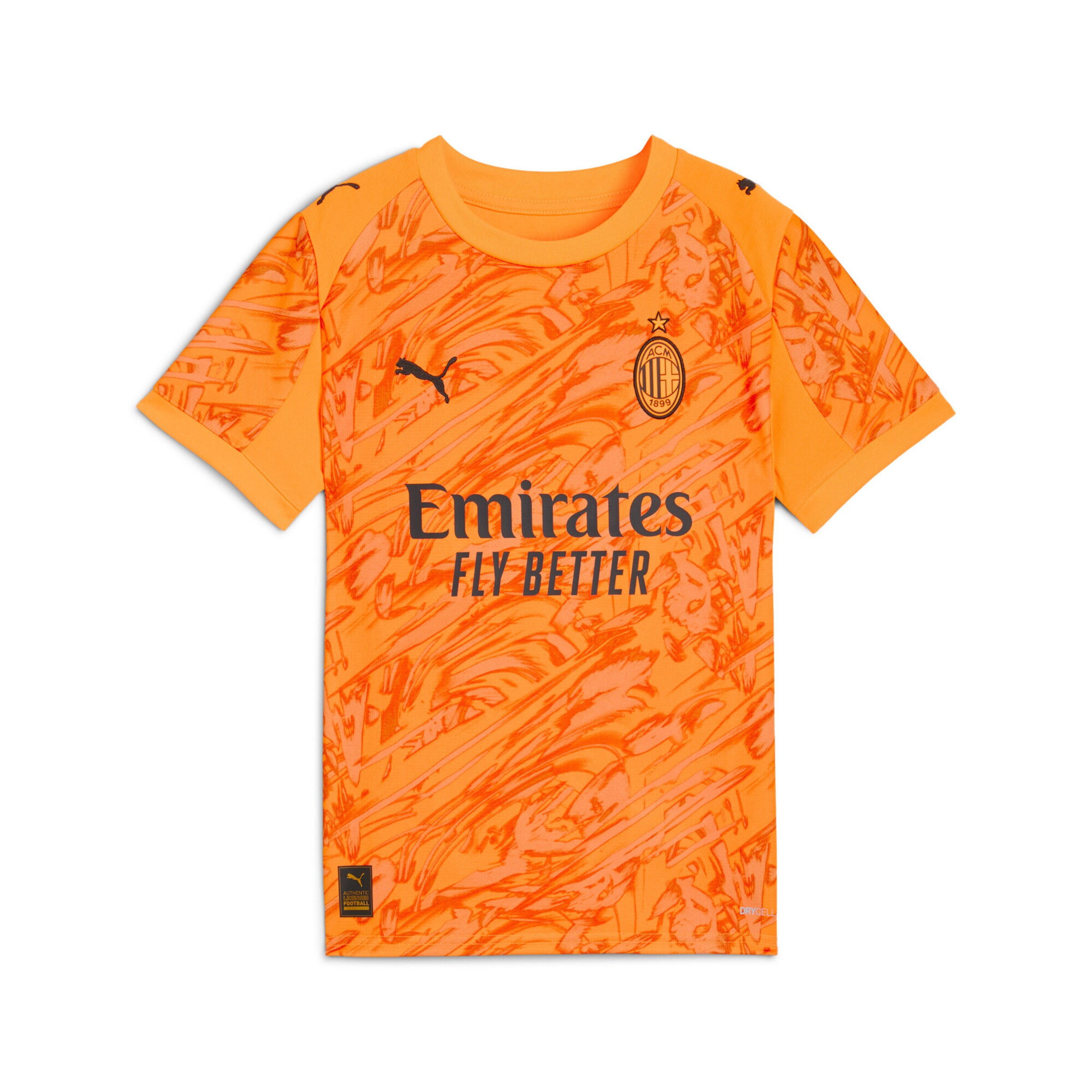 PUMA Functioneel shirt 'AC Milan 25/26' in Oranje: voorkant