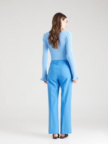 Marella Regular Trousers with creases 'CHILD' in Blue