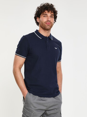 Threadbare T-shirt 'THB Polo' i blå: framsida