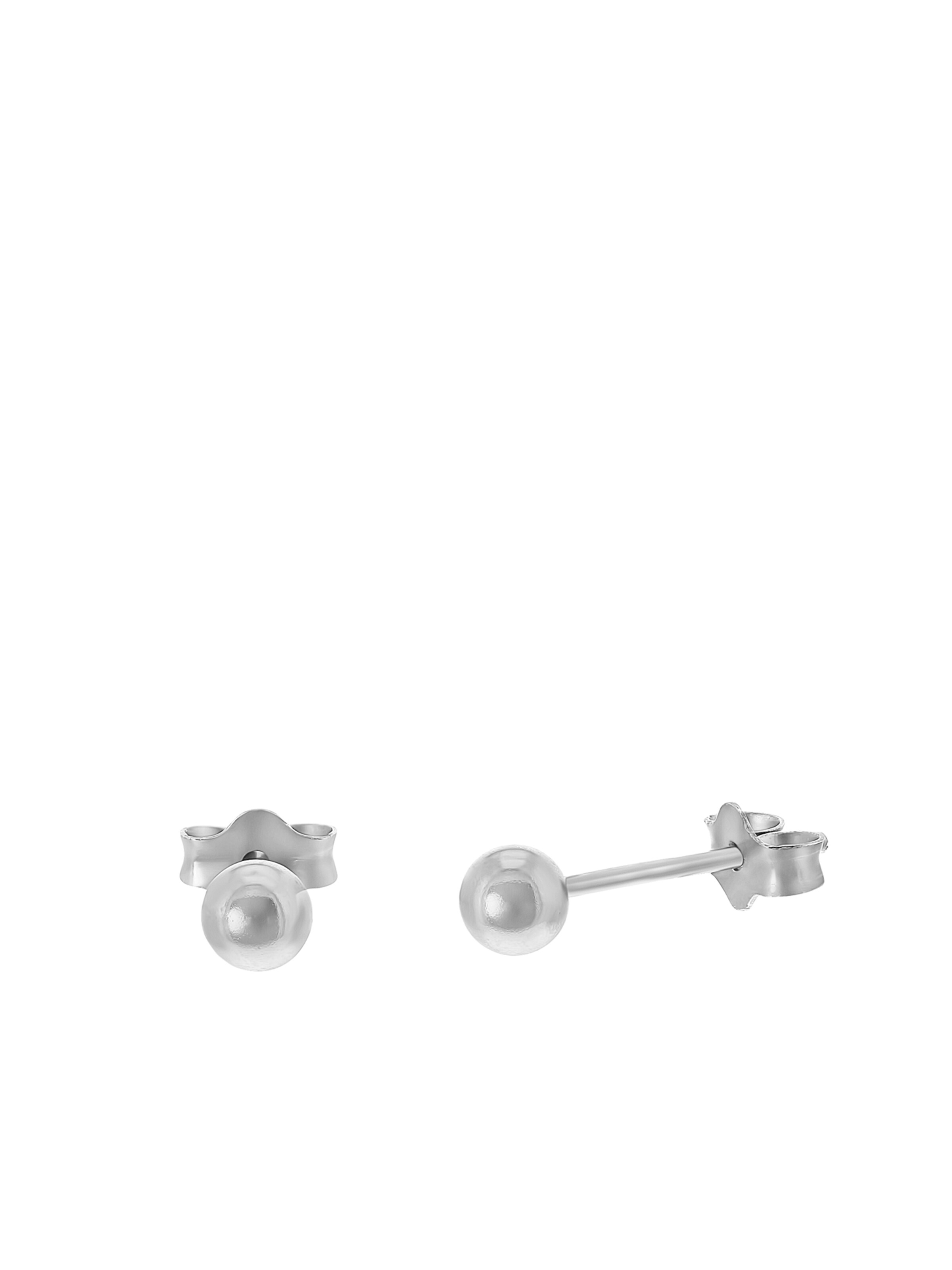 Lucardi Oorbellen in Zilver: voorkant