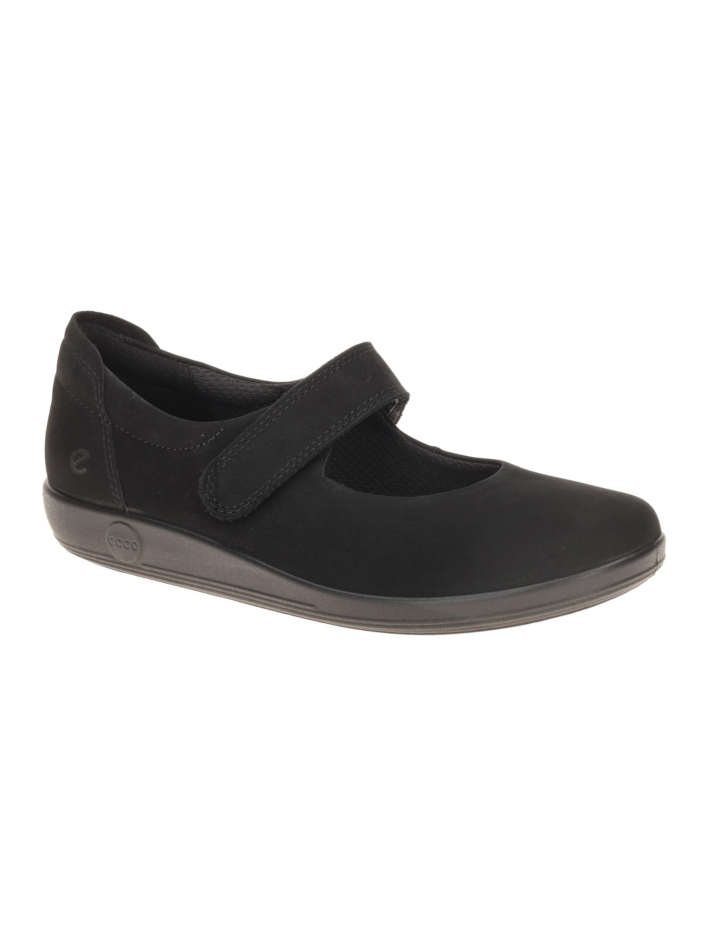 ECCO Ballerina in Schwarz: Vorderseite