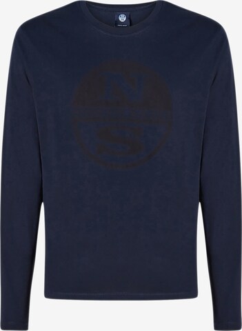 T-Shirt North Sails en bleu : devant