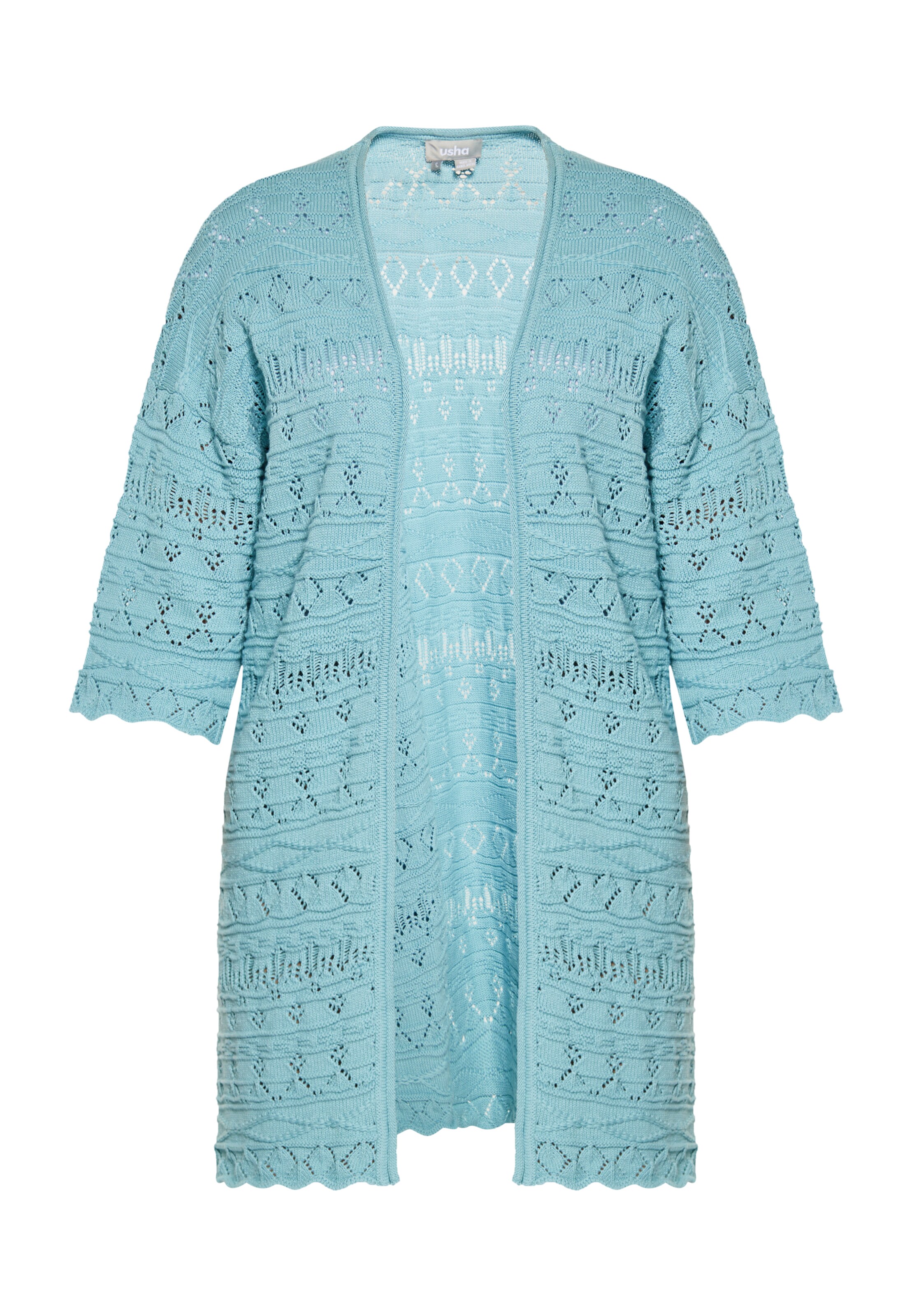 zils Usha Adīta jaka: no priekšpuses