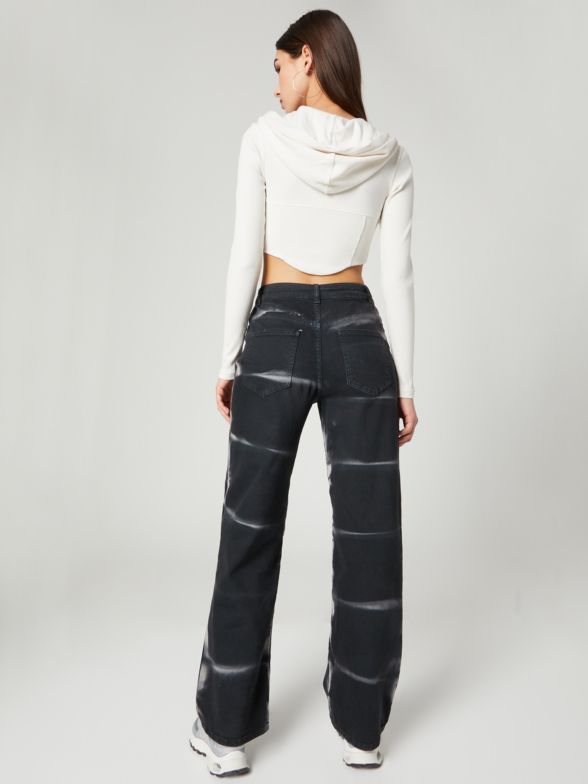 Frauen Jeans VIERVIER Jeans 'Mayra' in Schwarz - XF48029