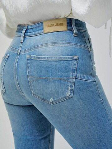Salsa Jeans Skinny Jeans 'Faith' in Blauw