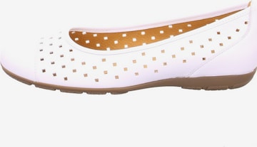 GABOR Ballet Flats in White