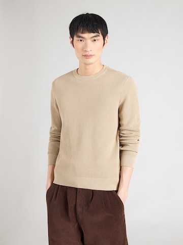 MUSTANG Pullover 'EDWARD' i beige: forside
