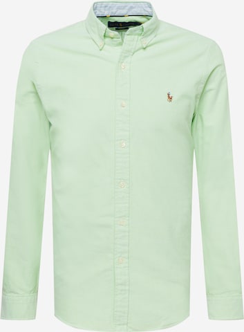 Coupe regular Chemise Polo Ralph Lauren en vert : devant