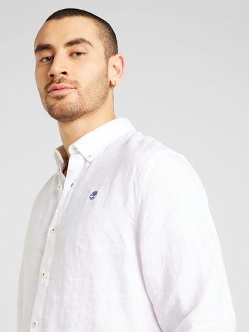 TIMBERLAND Regular fit Button Up Shirt 'Mill River' in White