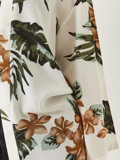 Kimono Bianco Lucci di colore marrone / menta / verde scuro / bianco, Visualizzazione prodotti