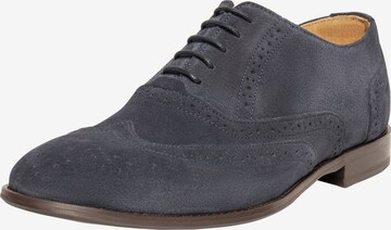 Henry Stevens Lace-Up Shoes 'Wallace FBO' in Blue: front