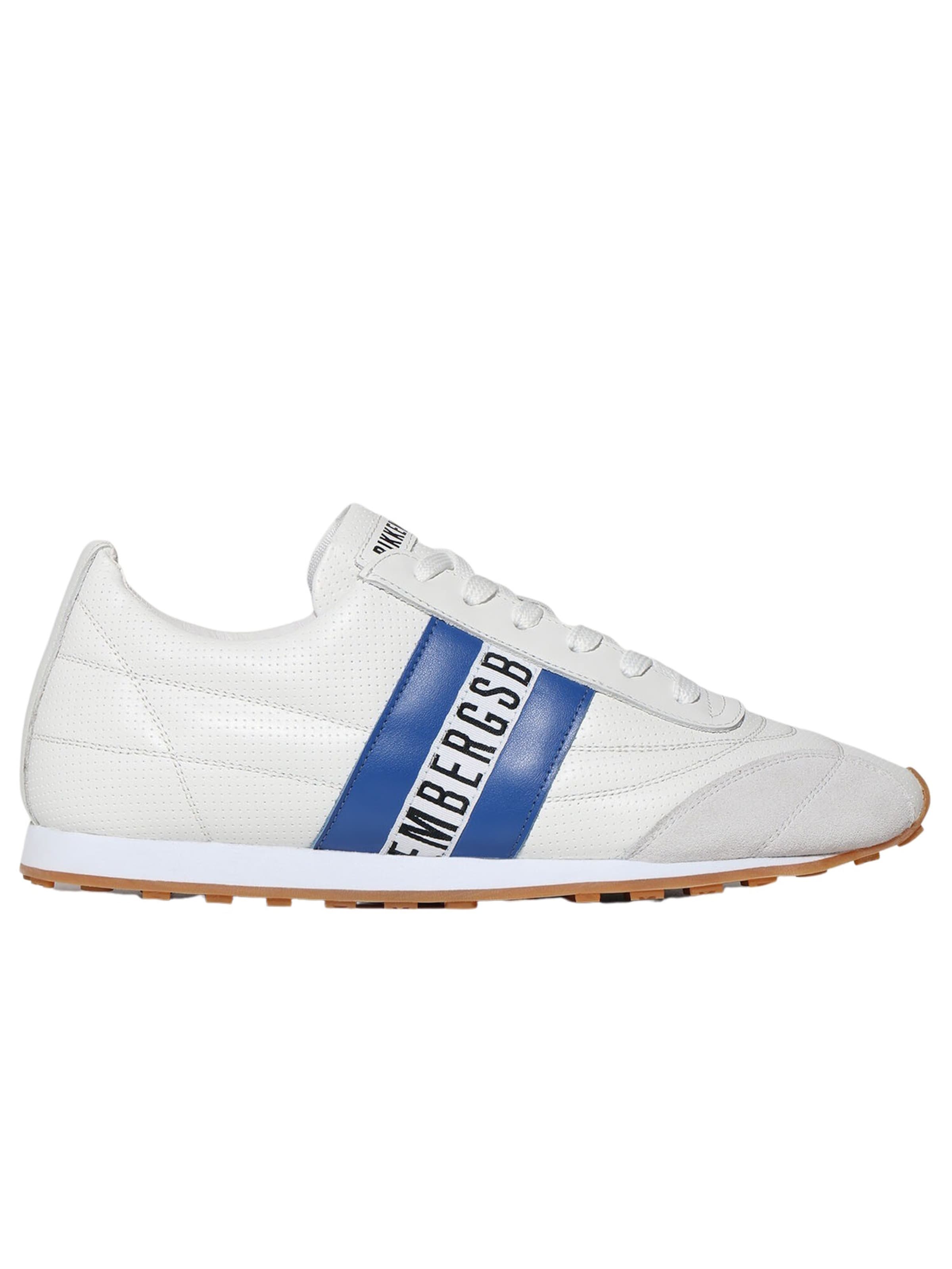 BIKKEMBERGS Sneaker low 'Soccer' i hvid: forside