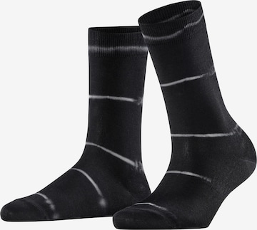 FALKE Socken 'Wave Bond' in Schwarz: Vorderseite