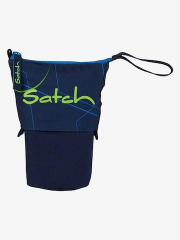 Satch Tasche 'Federmäppchen Pencil Slider' in Blau: Vorderseite