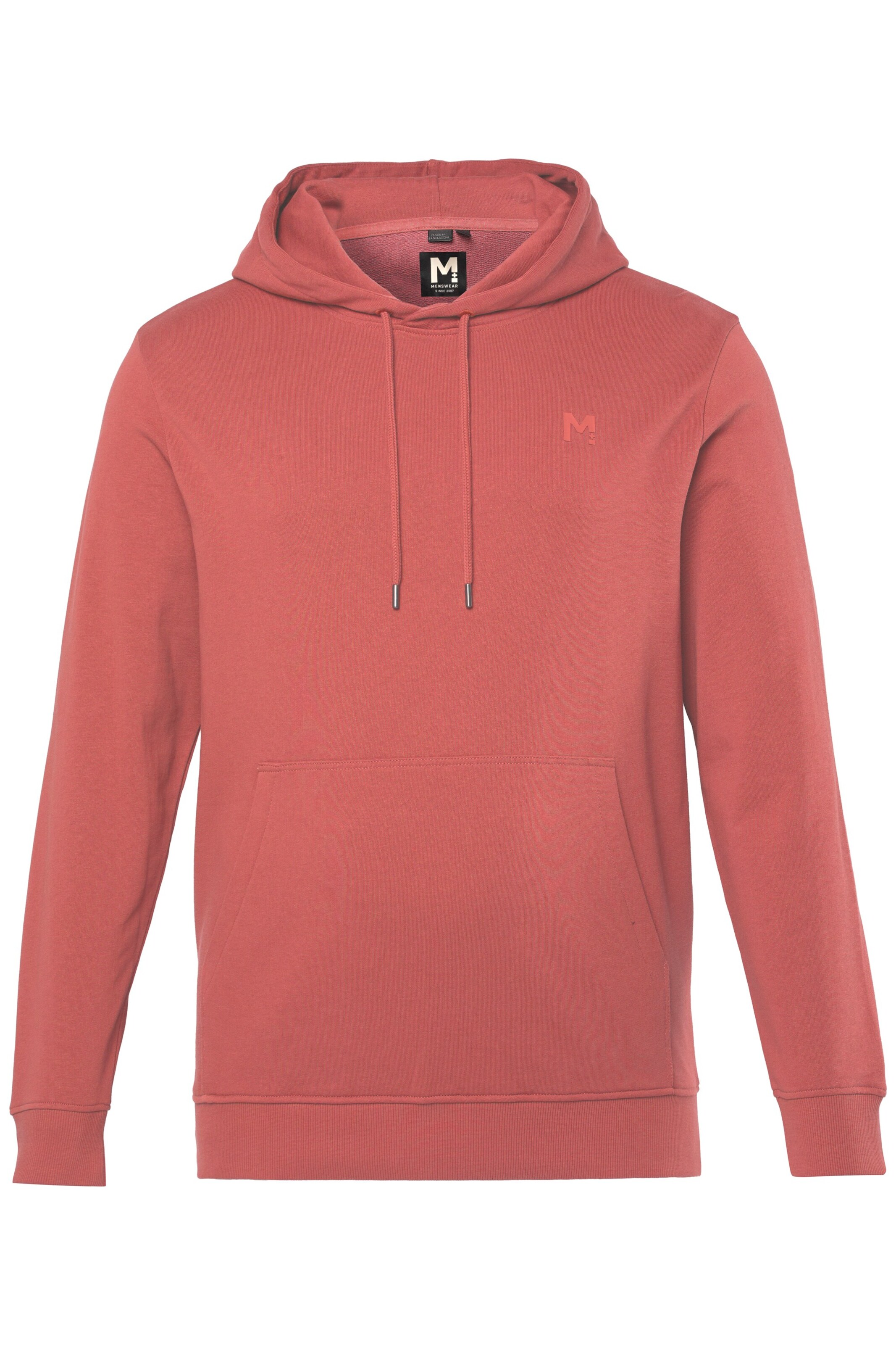 Men Plus Sweatshirt in Oranje: voorkant