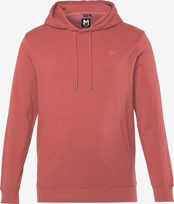 Men Plus Sweatshirt in Orange: front