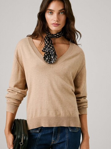 Pepe Jeans Trui 'CORALINE' in Beige