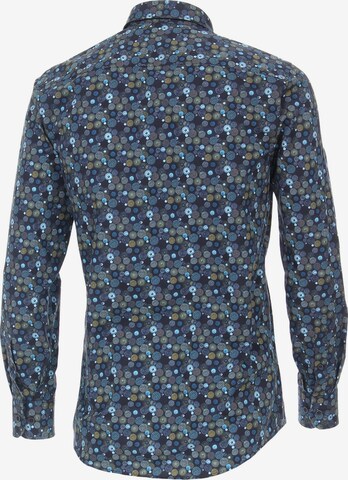 VENTI Comfort fit Button Up Shirt in Blue