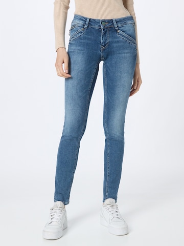 FREEMAN T. PORTER Skinny Jeans 'KAYLEE' in Blauw: voorkant