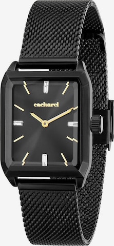 Montre à affichage analogique Cacharel en noir : devant