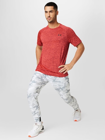 raudona UNDER ARMOUR Standartinis modelis Sportiniai marškinėliai 'Tech 2.0'
