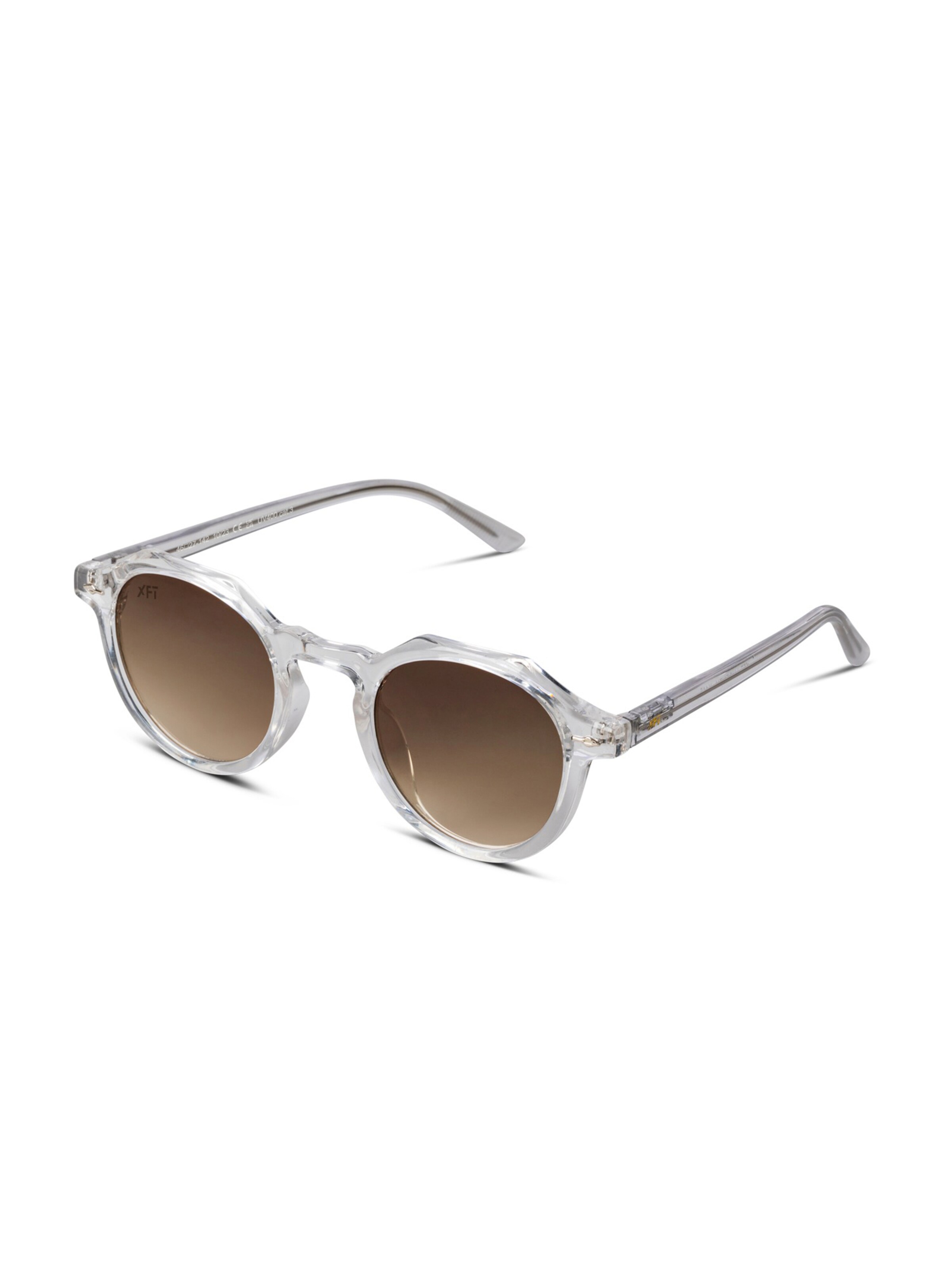 X Frame Therapy Sunglasses 'Lucentia Sun' in Brown: front