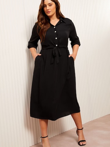 Friends Like These Shirt dress in Black
