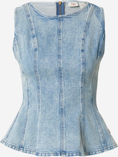 LEVI'S ® Top 'Leighton Peplum Top' u plavi traper, Pregled proizvoda