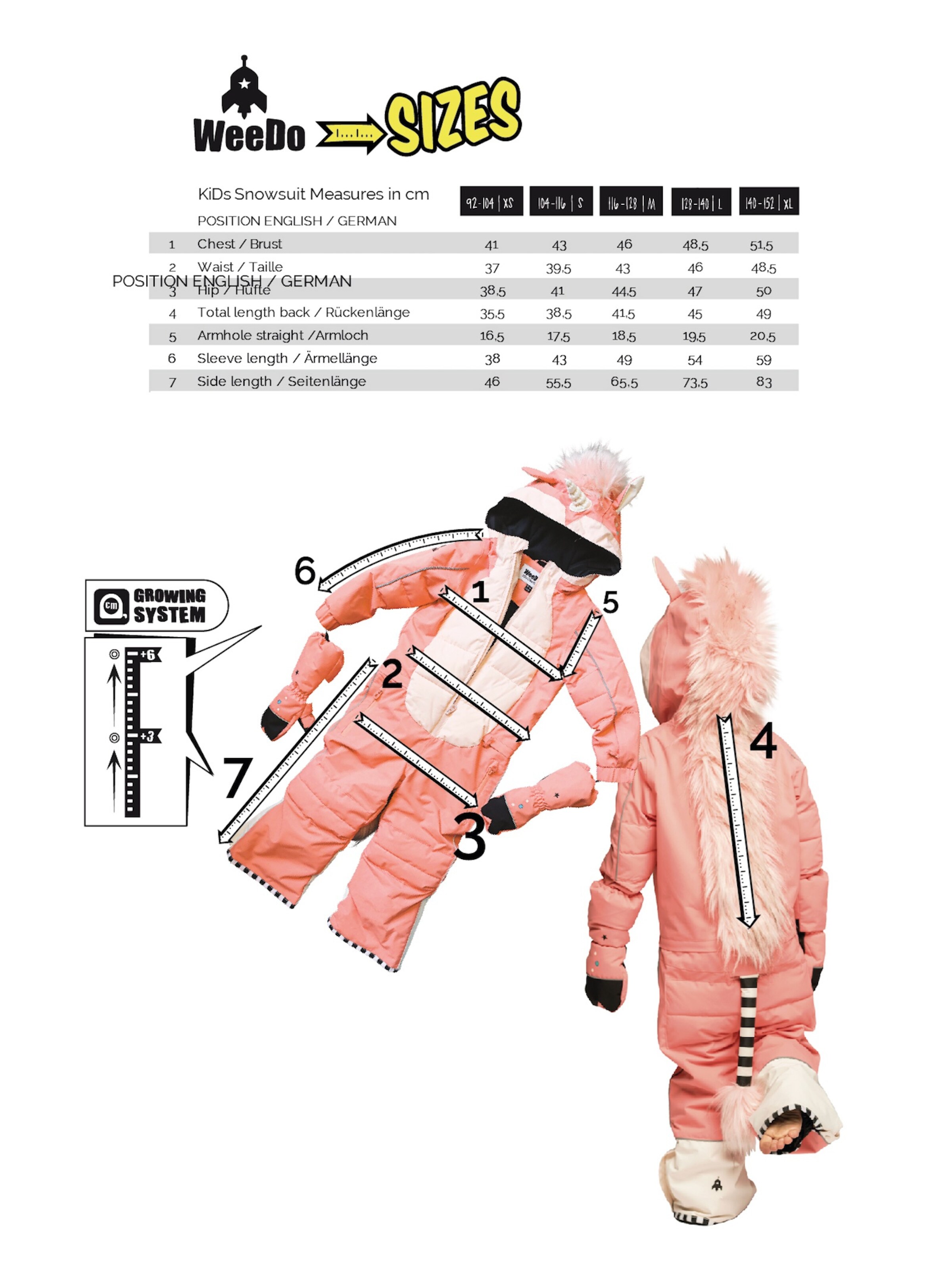 WeeDo Funktionsjakkesæt 'OHDEER' i pink