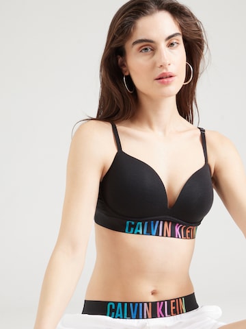 Calvin Klein Underwear Push-up BH in Zwart: voorkant